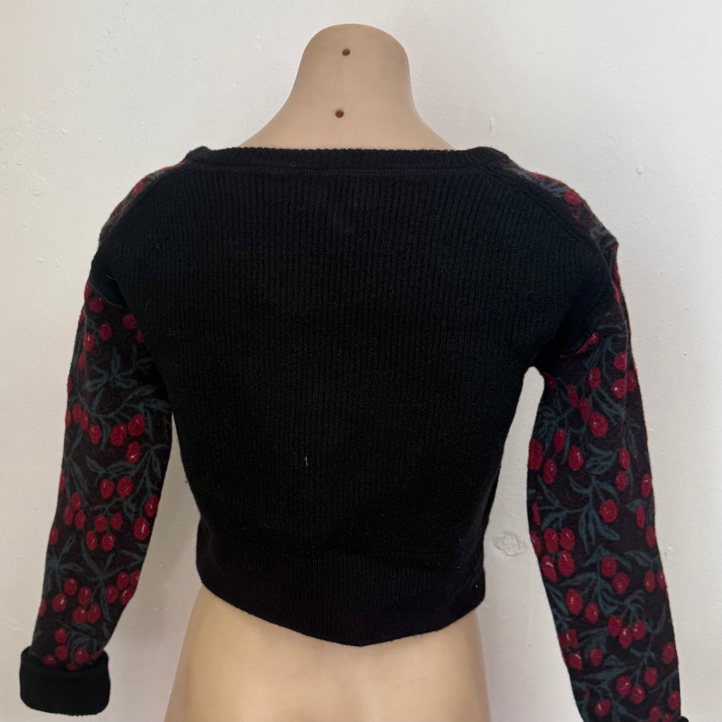 Chloé Cherry Crop Jumper — 99% Virgin Wool