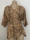 Zimmermann Leopard Print Silk Shirt