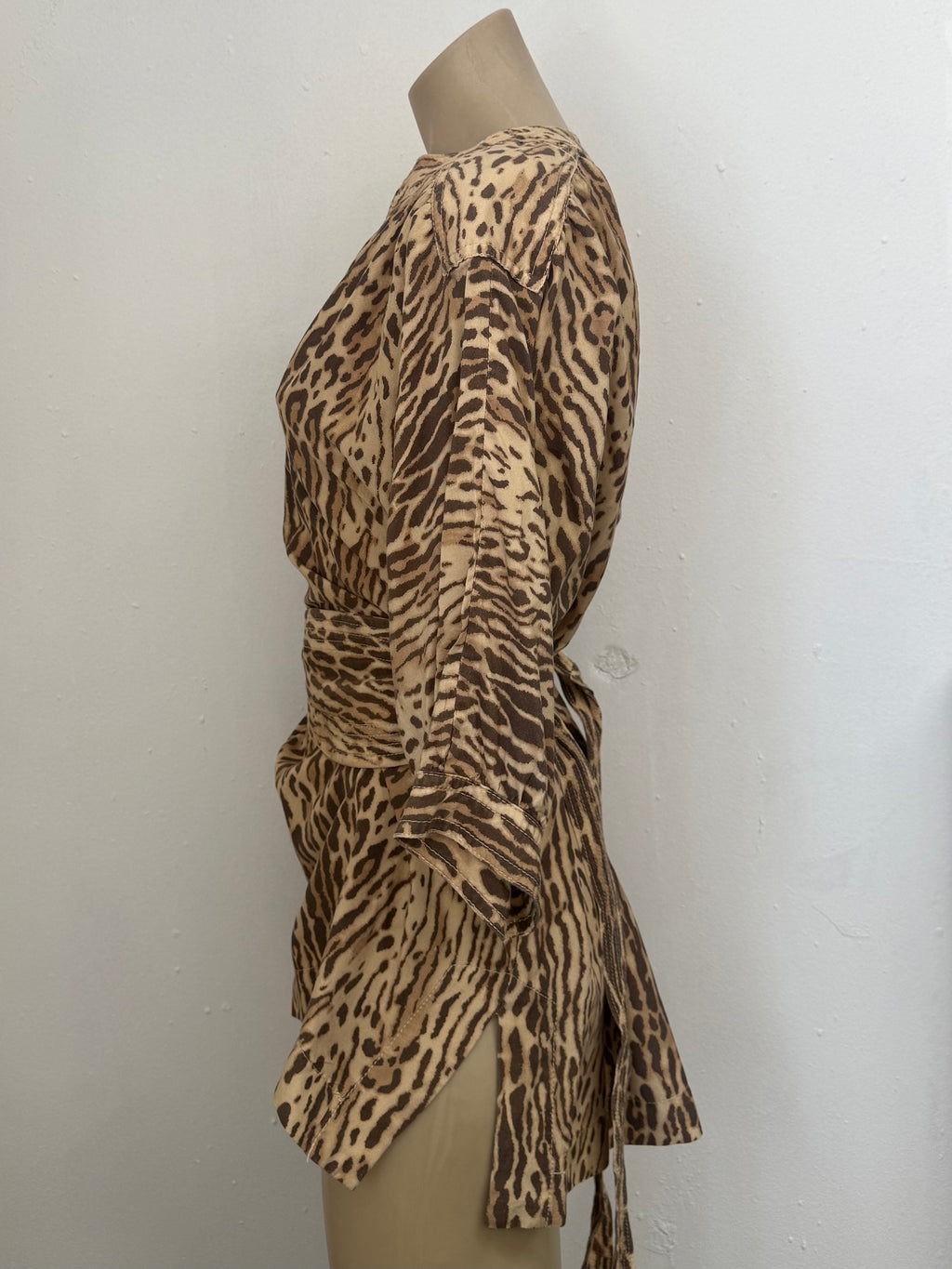 Zimmermann Leopard Print Silk Shirt