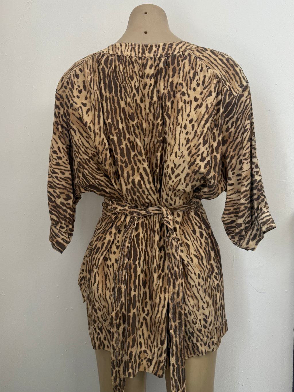 Zimmermann Leopard Print Silk Shirt
