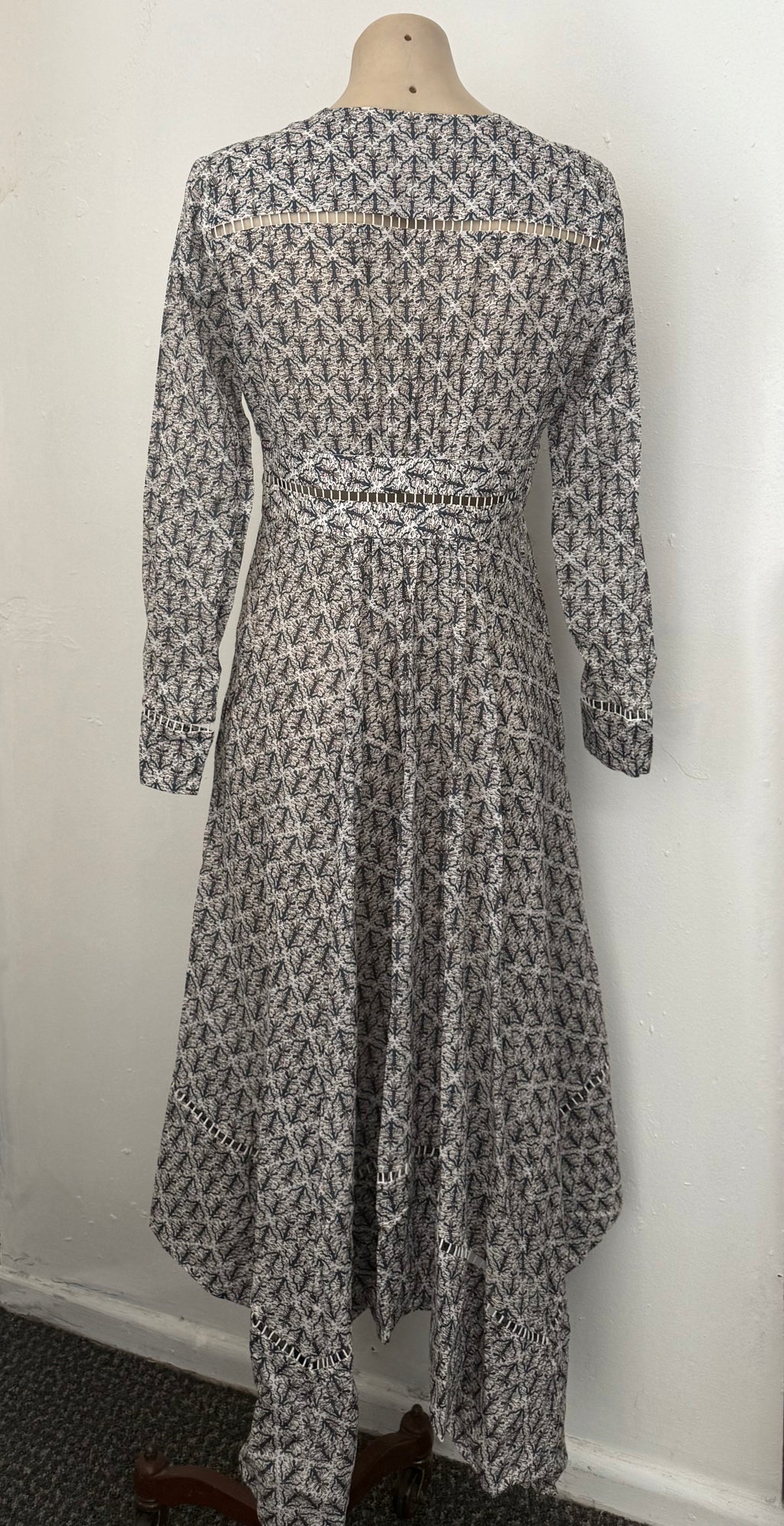 Zimmermann Patterned Long Sleeve Maxi Dress