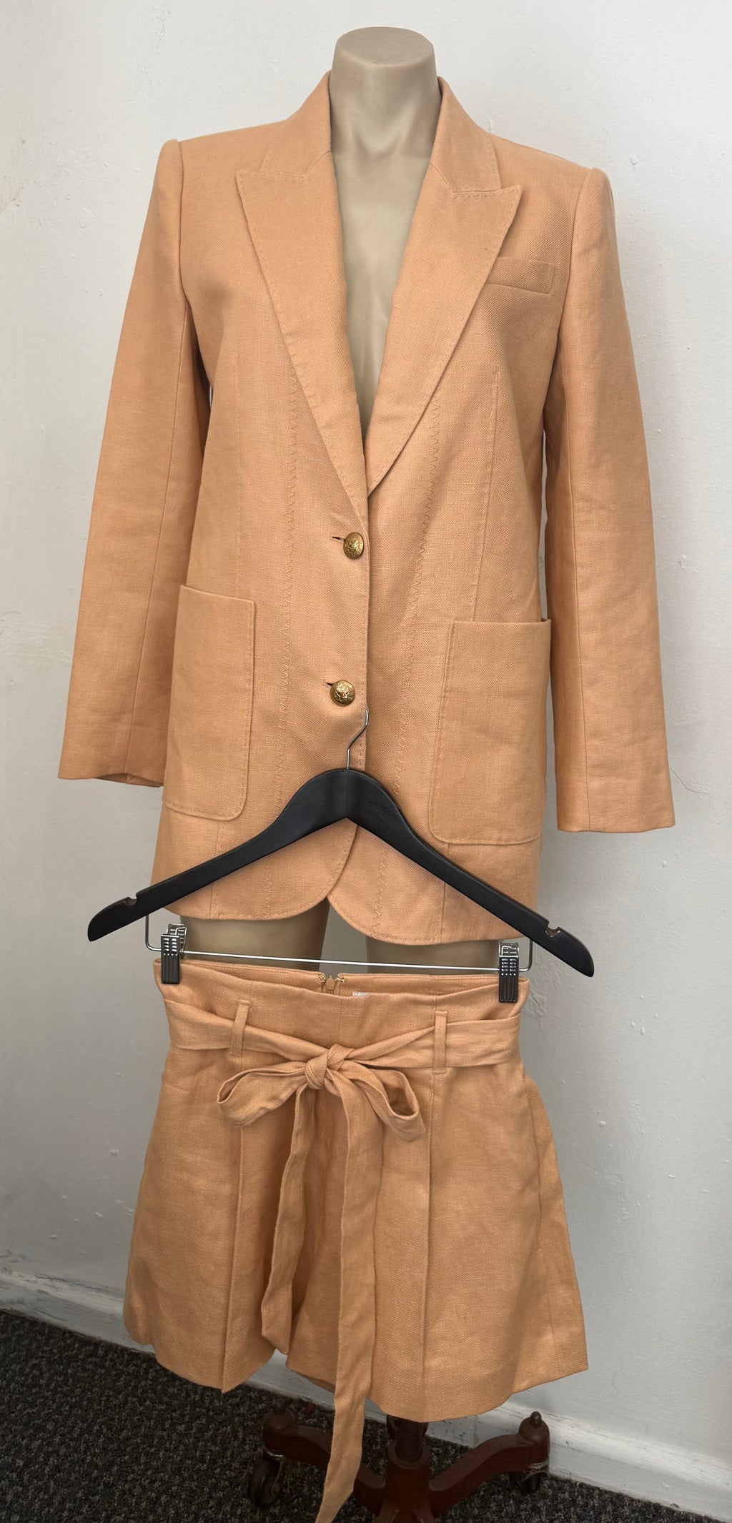 Zimmermann Caramel Two-Piece Suit — Jacket & Skirt