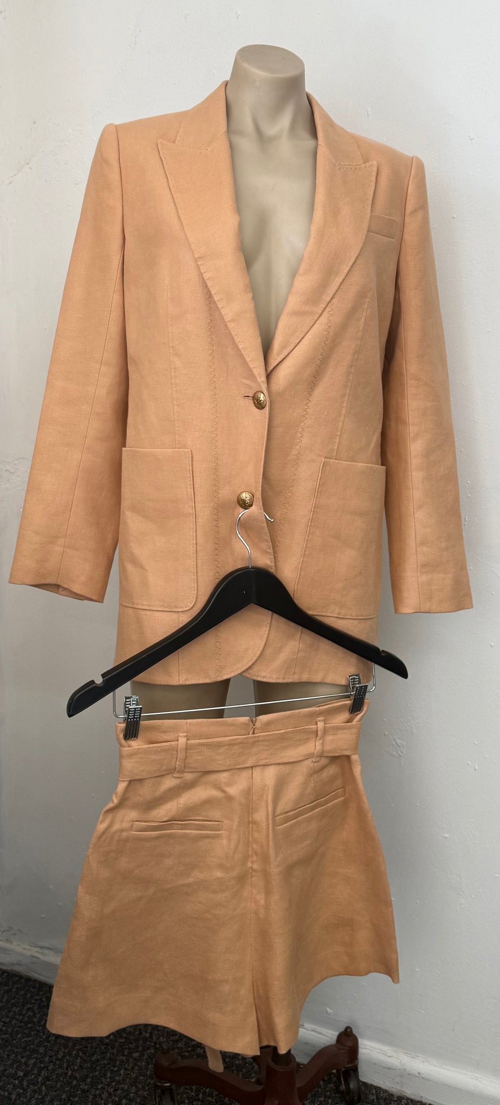 Zimmermann Caramel Two-Piece Suit — Jacket & Skirt