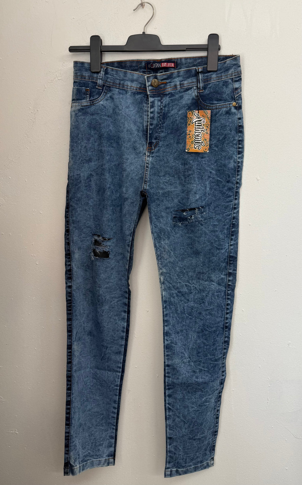 Capitan Jeans Official Blue Denim Jeans, Size 46