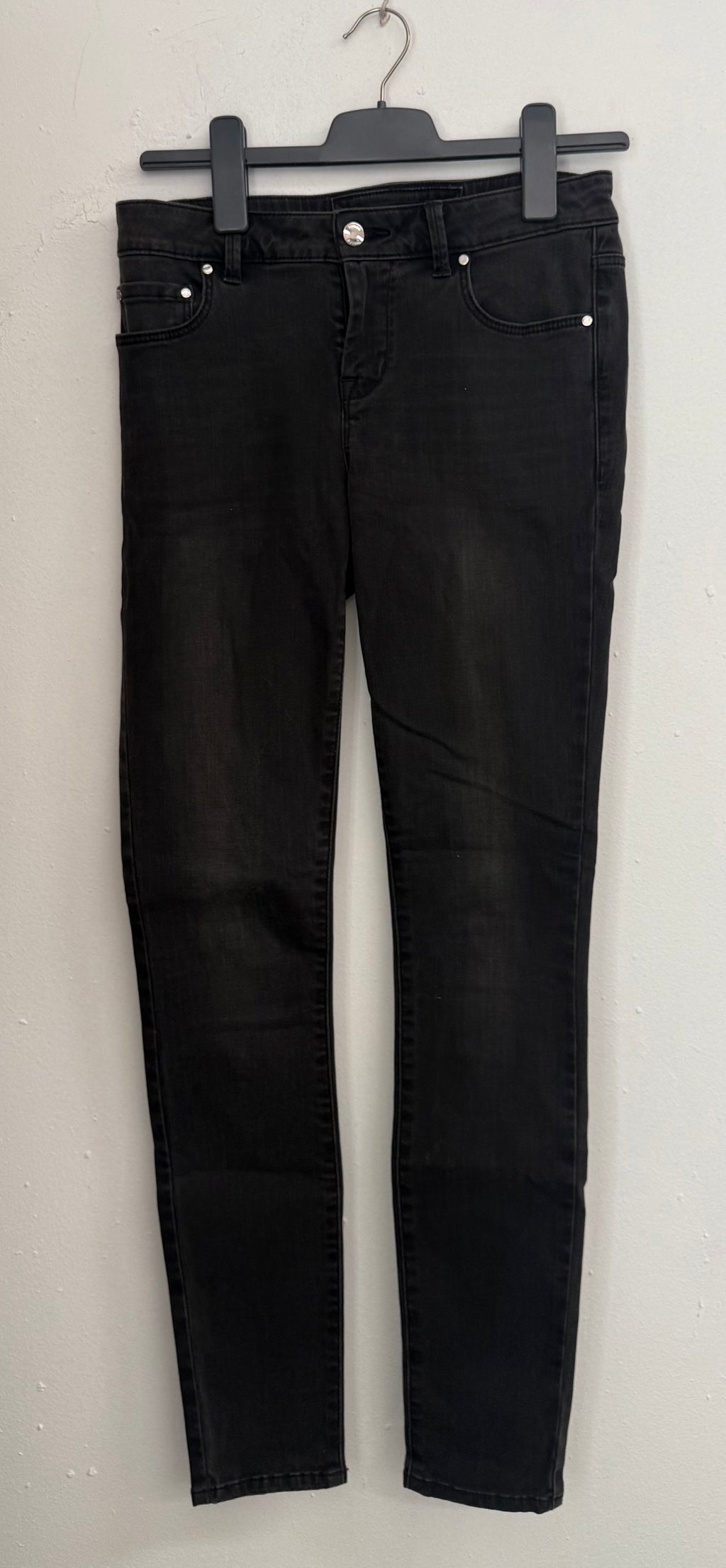 Karen Millen Women's Grey Skinny Denim Jeans, Size 8