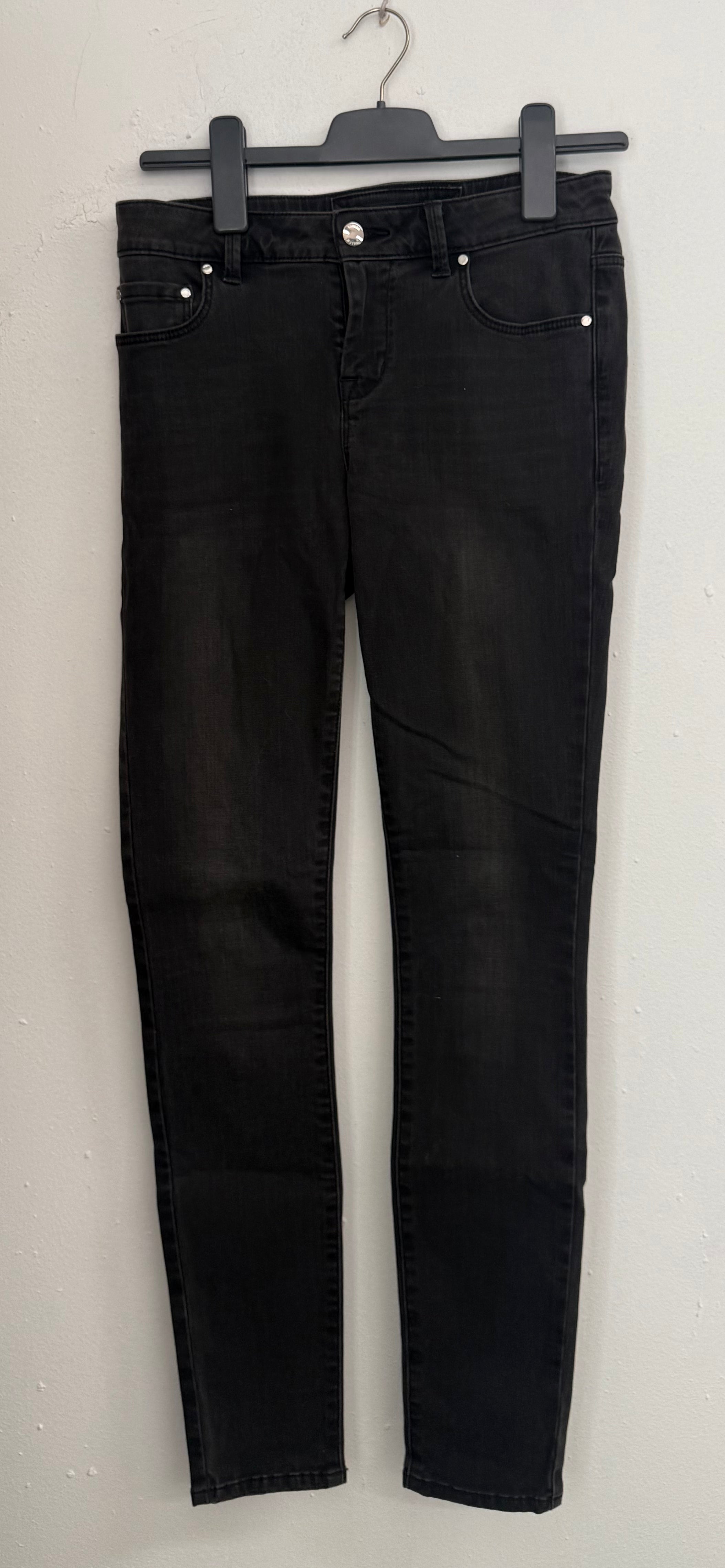 Karen Millen Women's Grey Skinny Denim Jeans, Size 8