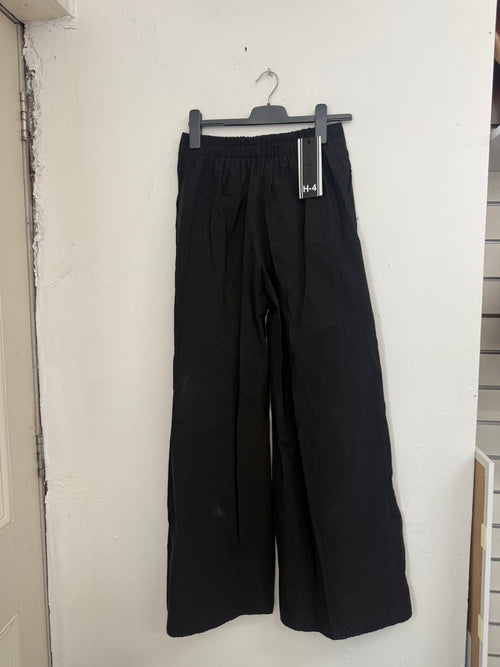BLACK H-4 Women's Black Flared Pants, Size 40